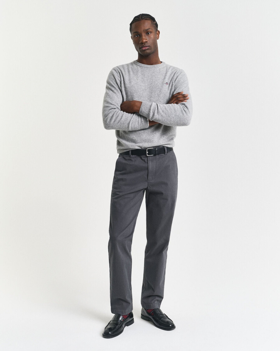 regular fit super comfort chinos - antracyt