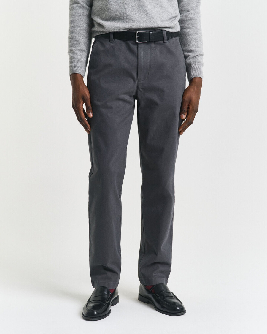 regular fit super comfort chinos - antracyt