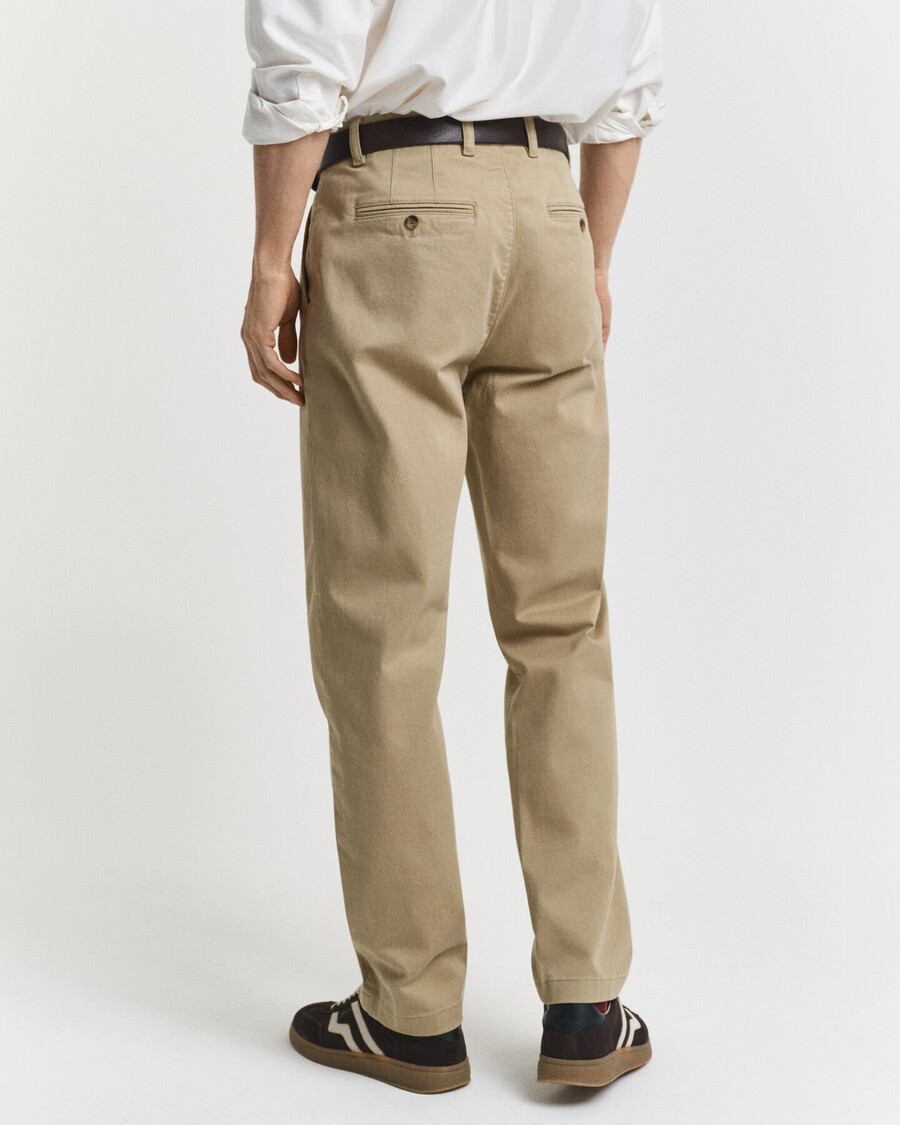 regular fit super comfort chinos - ciemny khaki