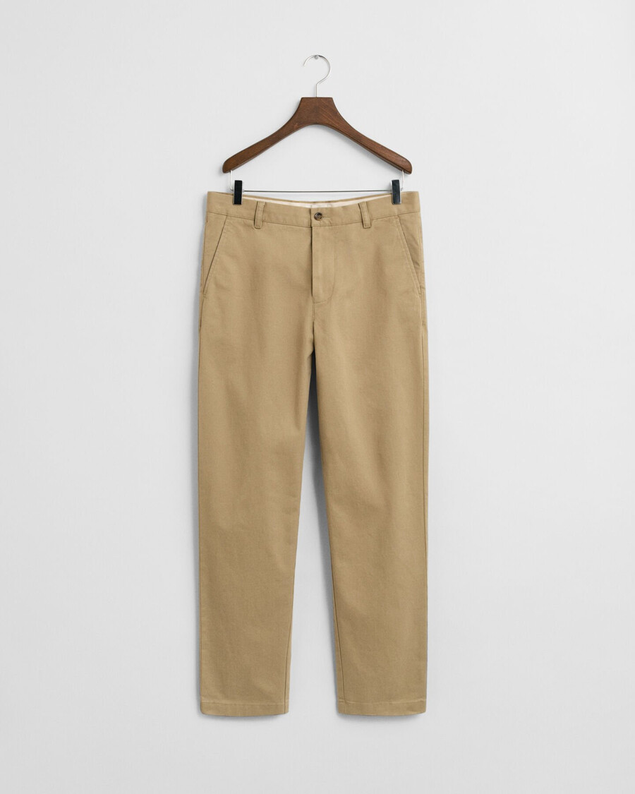 regular fit super comfort chinos - ciemny khaki
