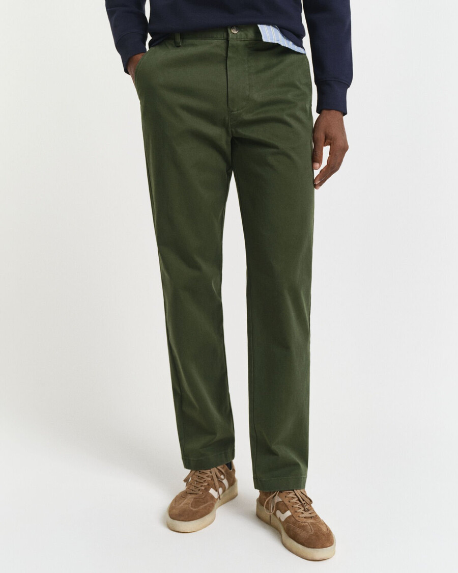regular fit super comfort chinos - country green