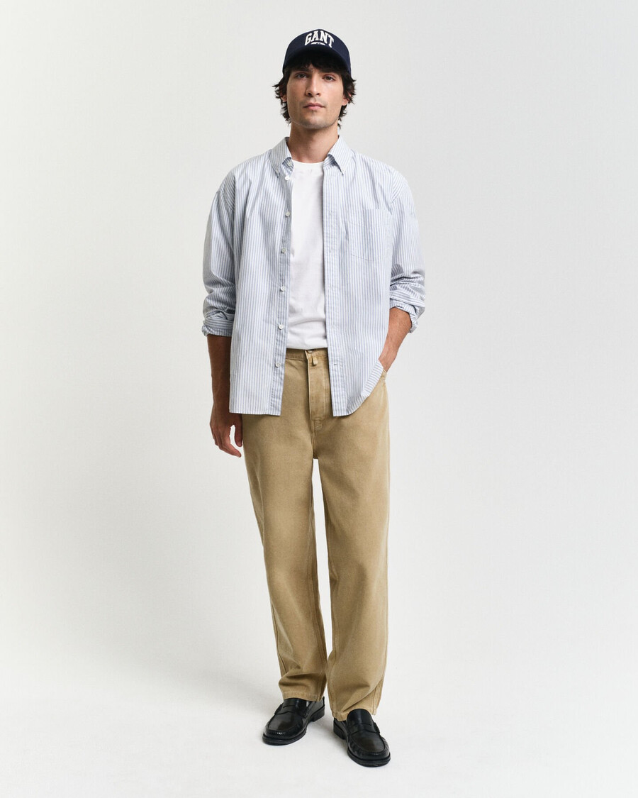 koszulka slim fit shield – biała