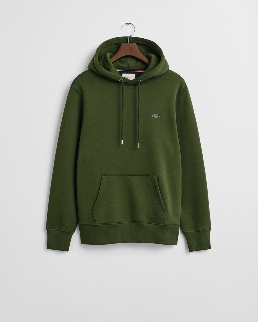 bluza z kapturem shield - country green