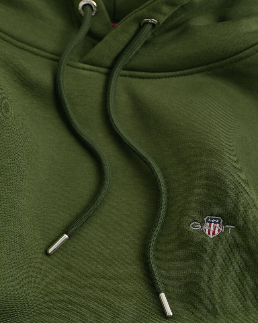 bluza z kapturem shield - country green