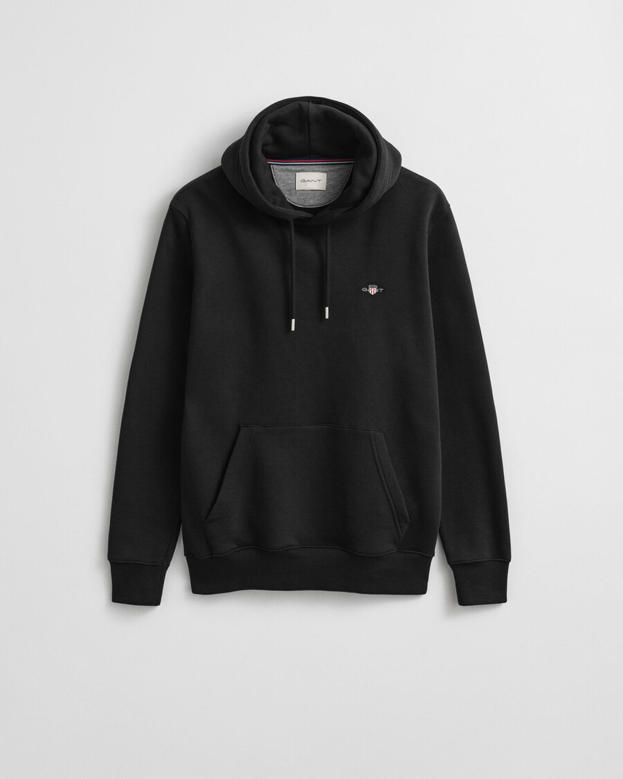 bluza z kapturem shield – czarna
