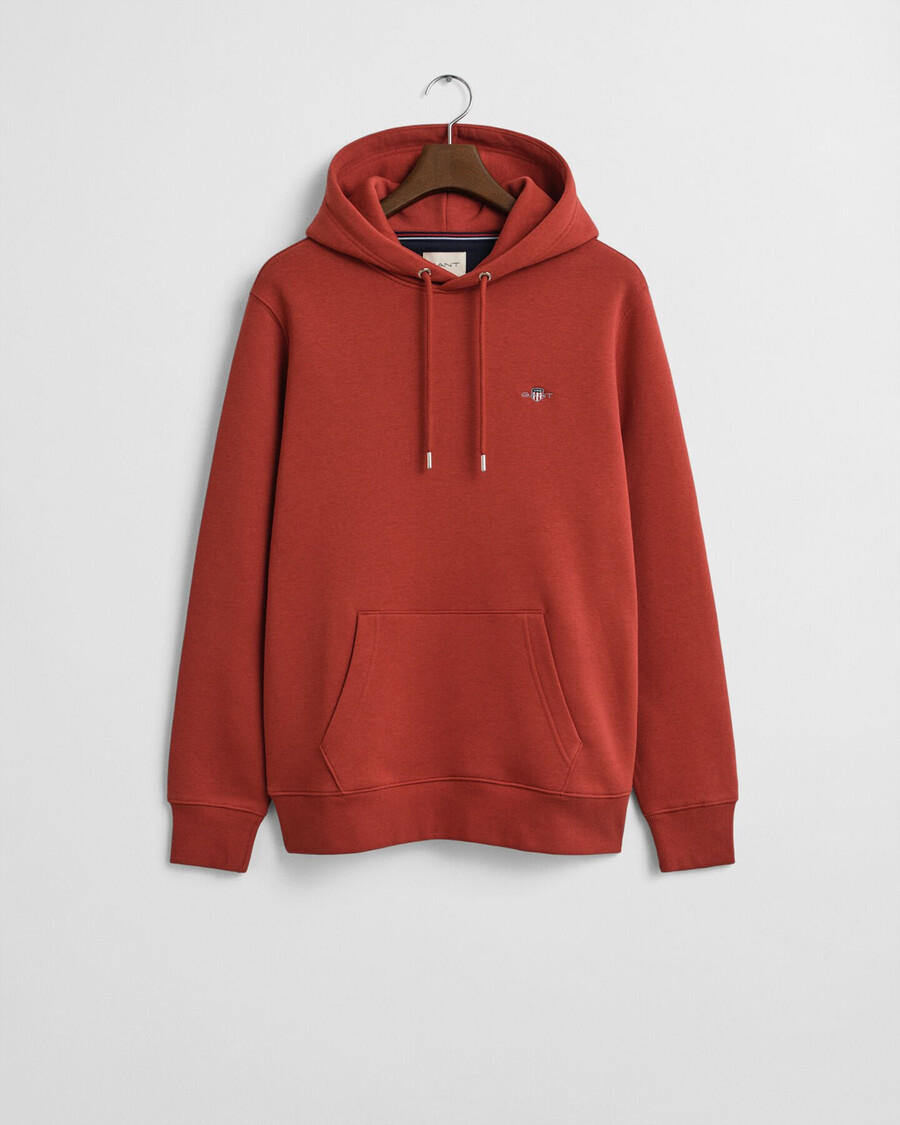 bluza z kapturem shield - modern rust