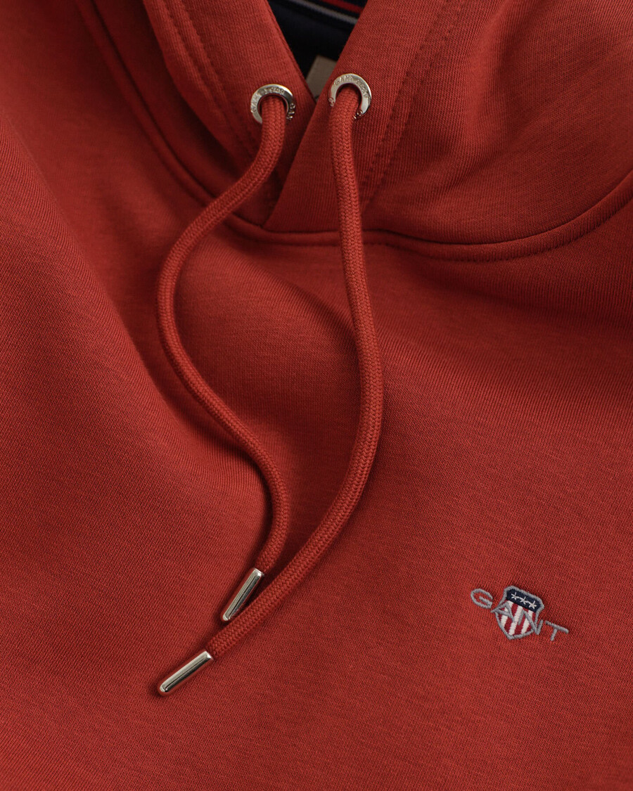 bluza z kapturem shield - modern rust