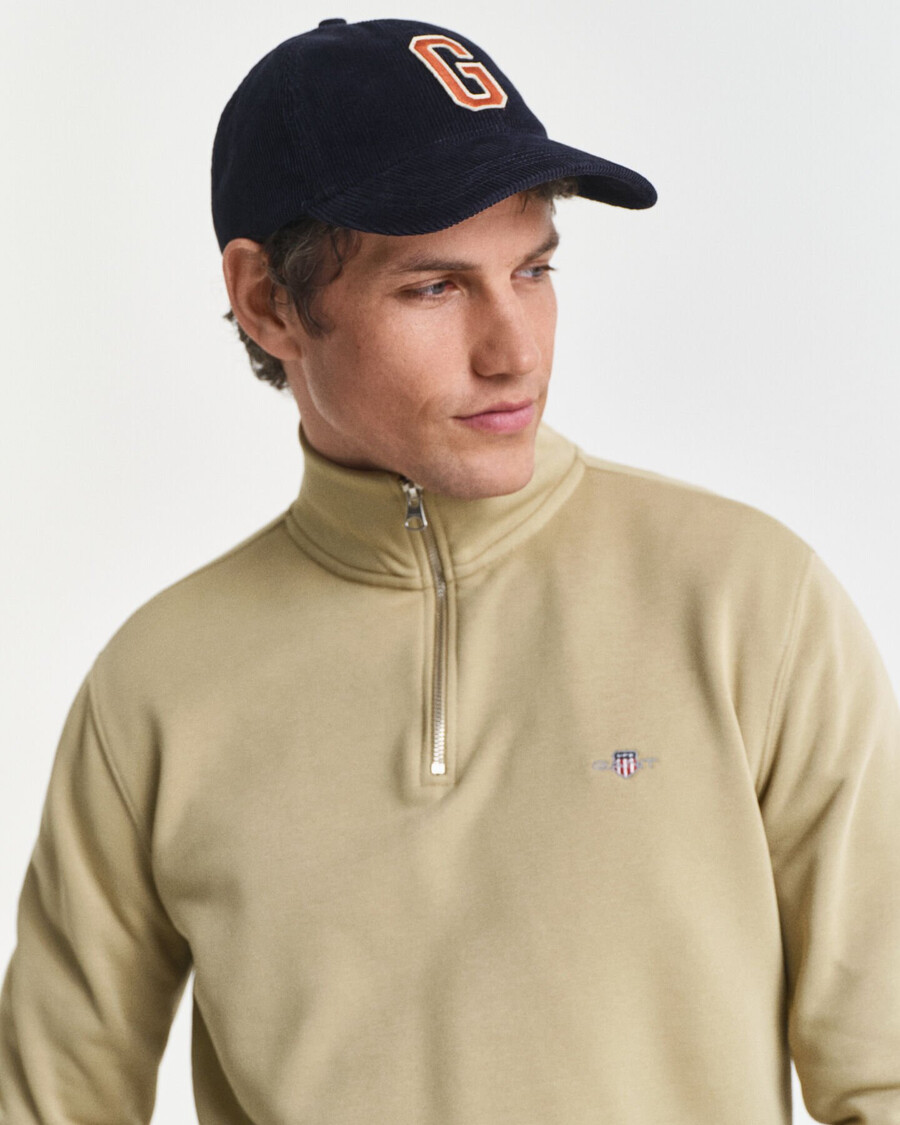 bluza shield halfzip – woody beige