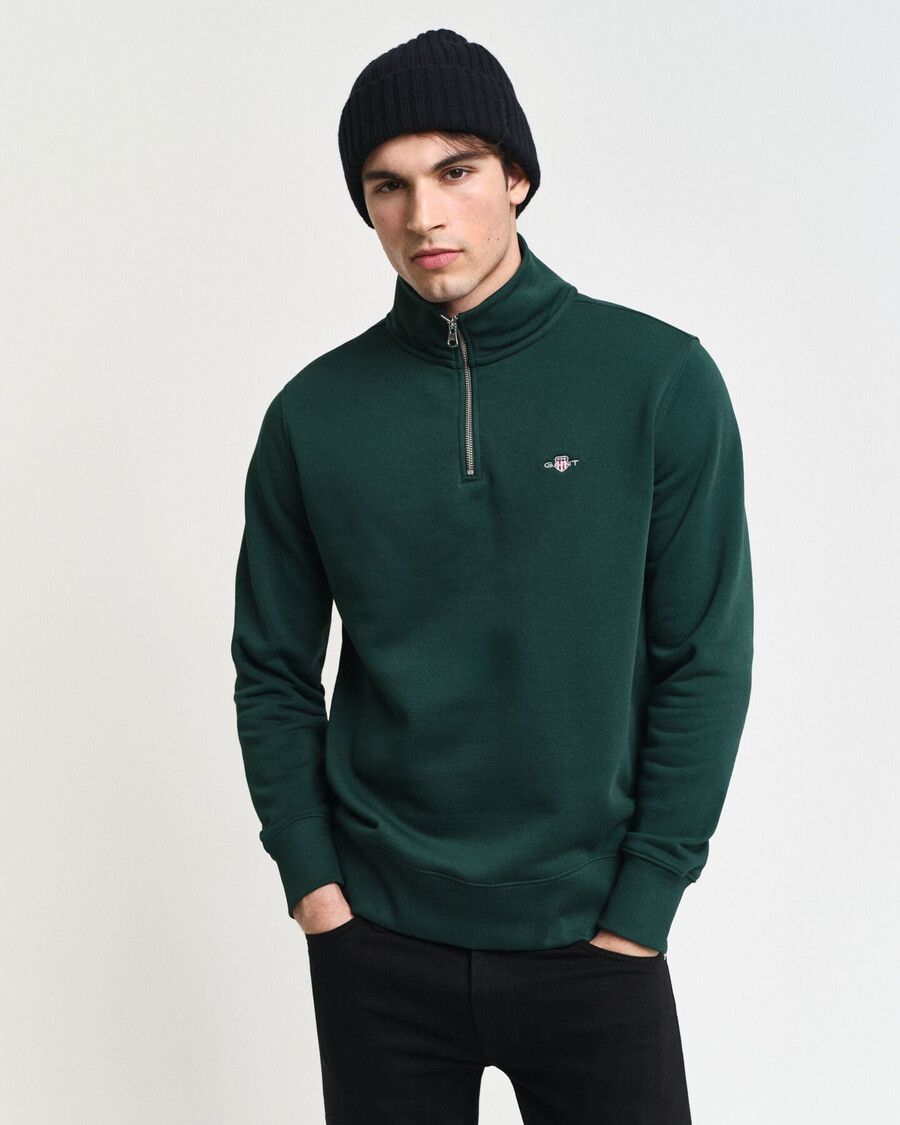 bluza shield halfzip – tartan green