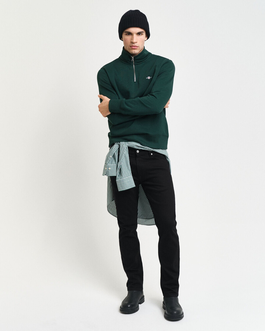 bluza shield halfzip – tartan green