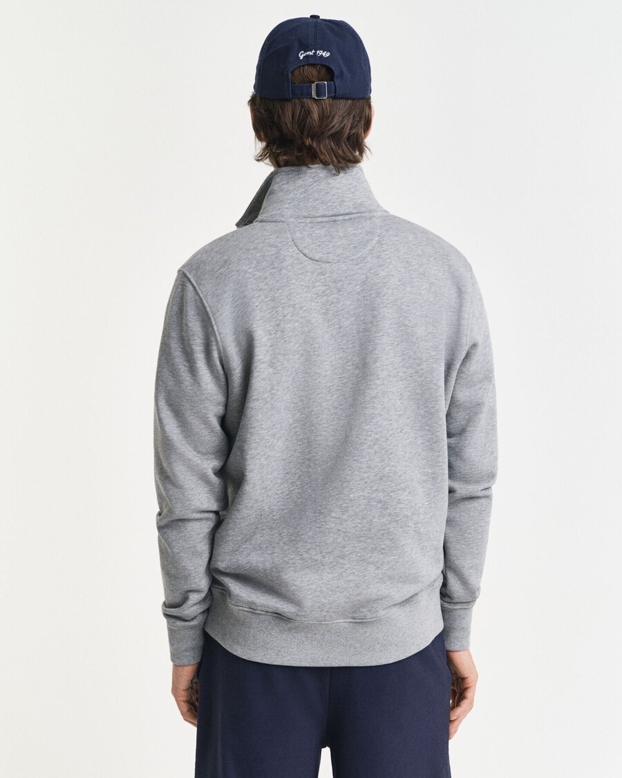 bluza shield halfzip – szary melanż