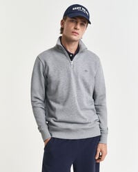 bluza shield halfzip – szary melanż