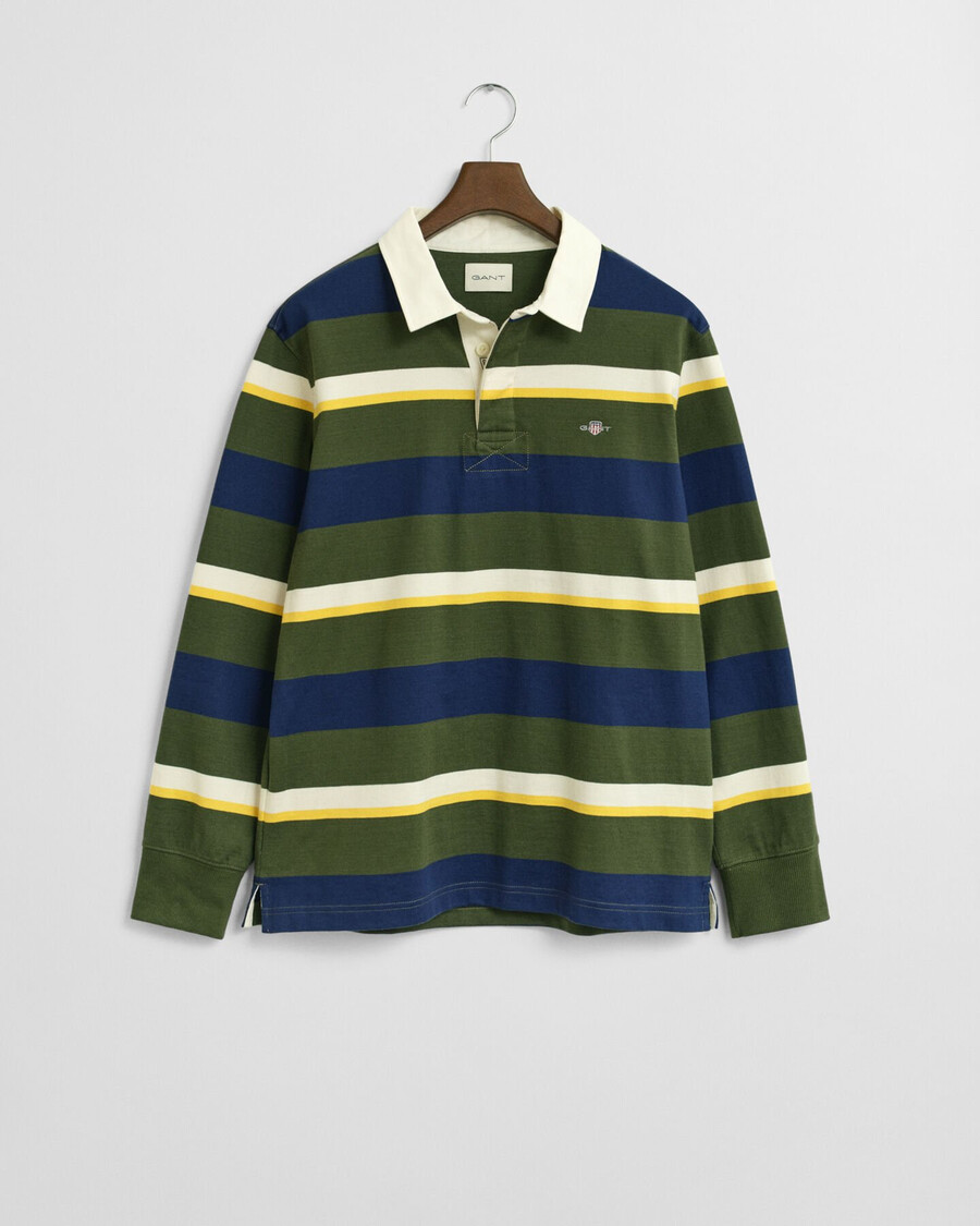 prążkowany ciężki rugger - country green