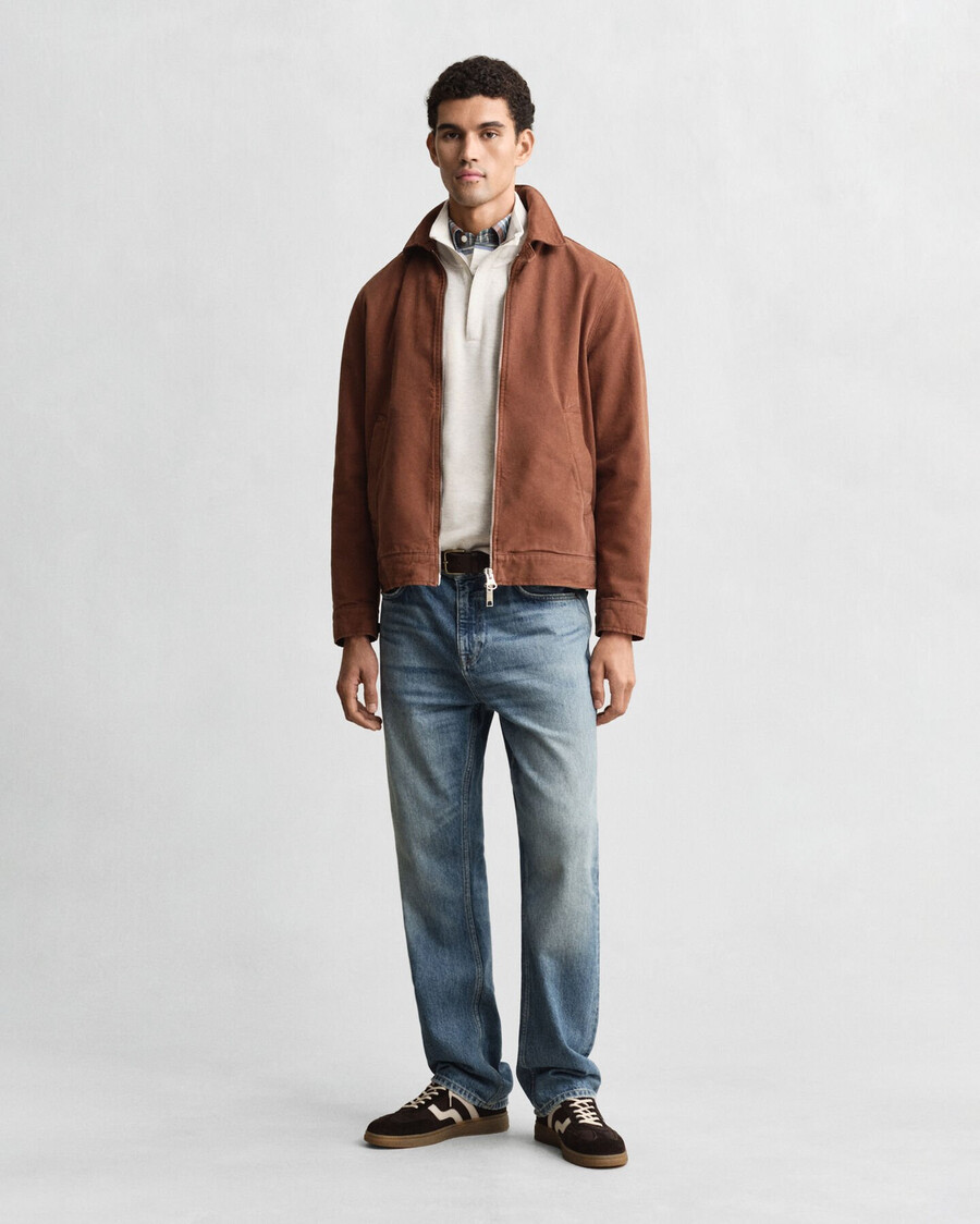 bluza z suwakiem light sacker rib halfzip – seed melange