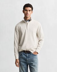 bluza z suwakiem light sacker rib halfzip – seed melange