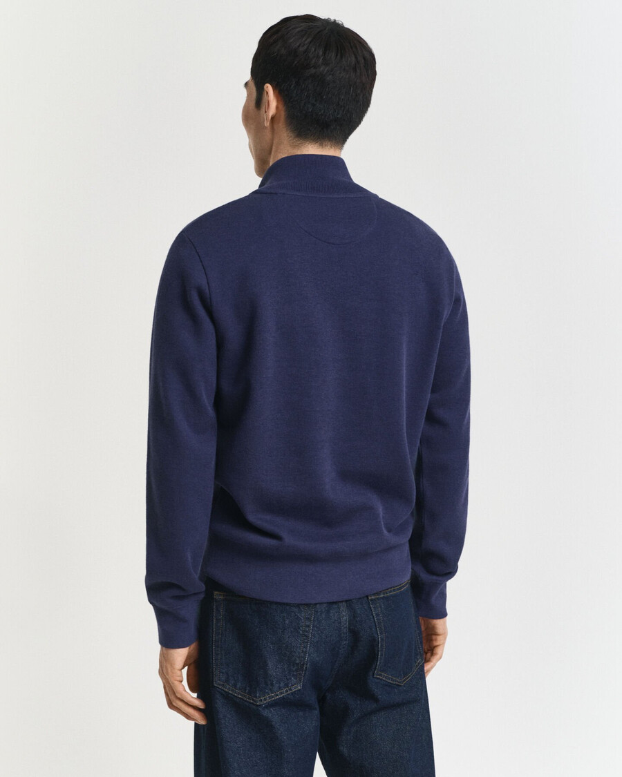 bluza sacker rib halfzip w kolorze perskim