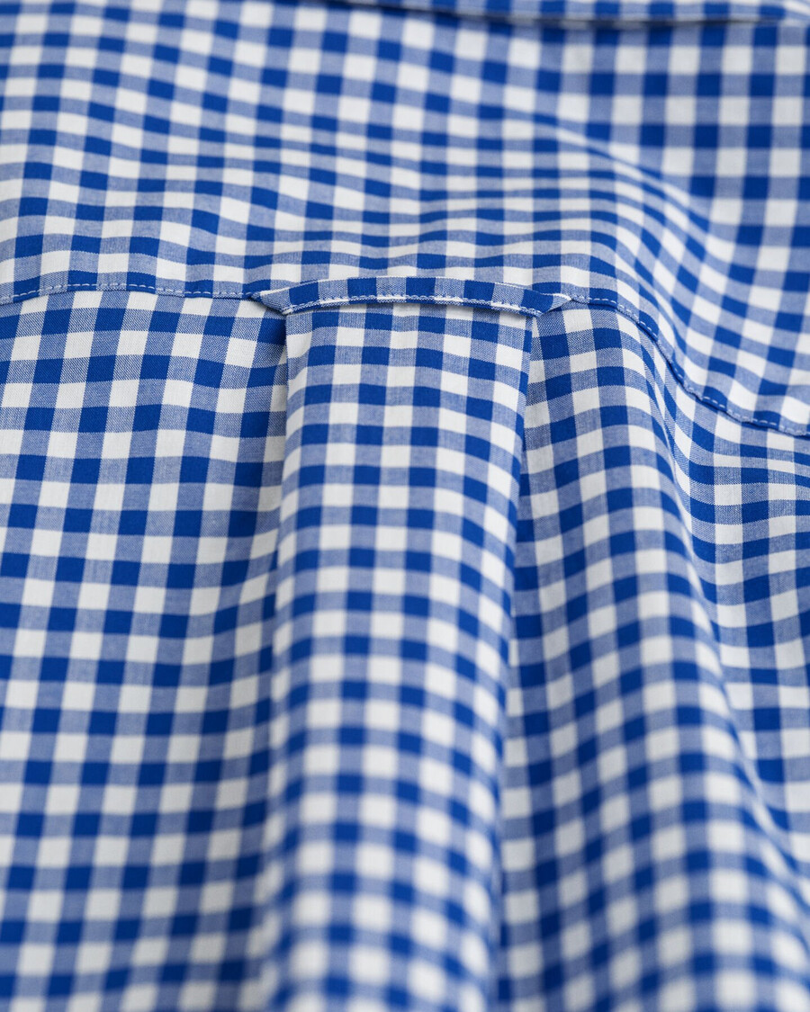 koszula poplinowa w kratkę gingham o regularnym kroju – college blue