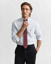koszula banker stripe classic oxford o regularnym kroju – jasnoniebieska