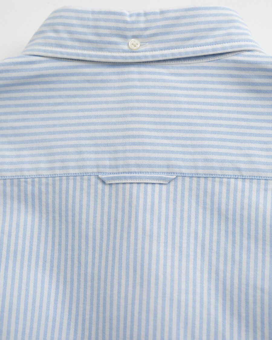 koszula banker stripe classic oxford o dopasowanym kroju – jasnoniebieska