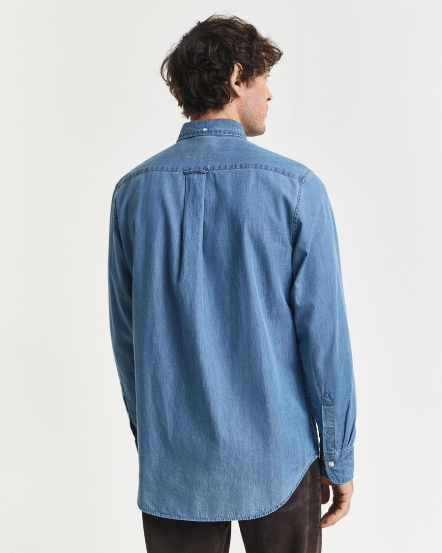 koszula indigo regular fit – półjasnoniebieska