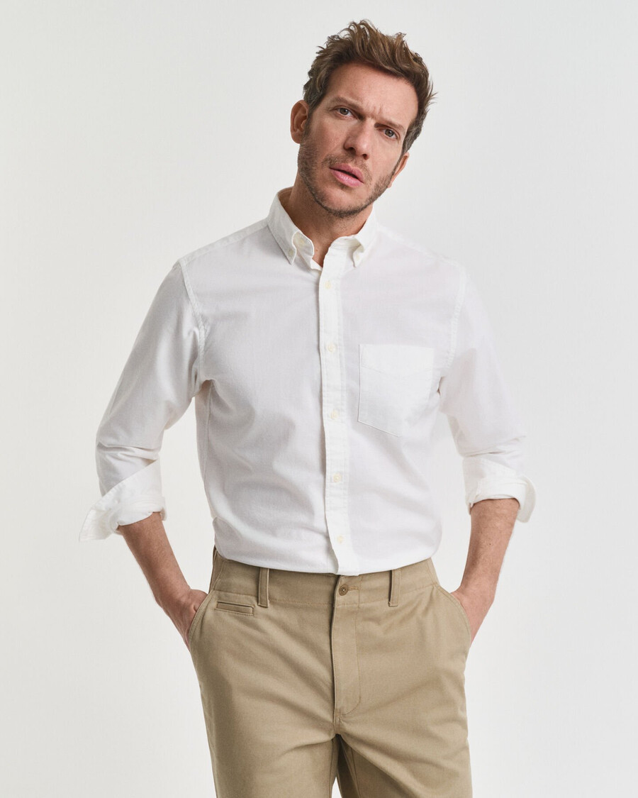 koszula oxford archive regular fit w kolorze skorupki jajka