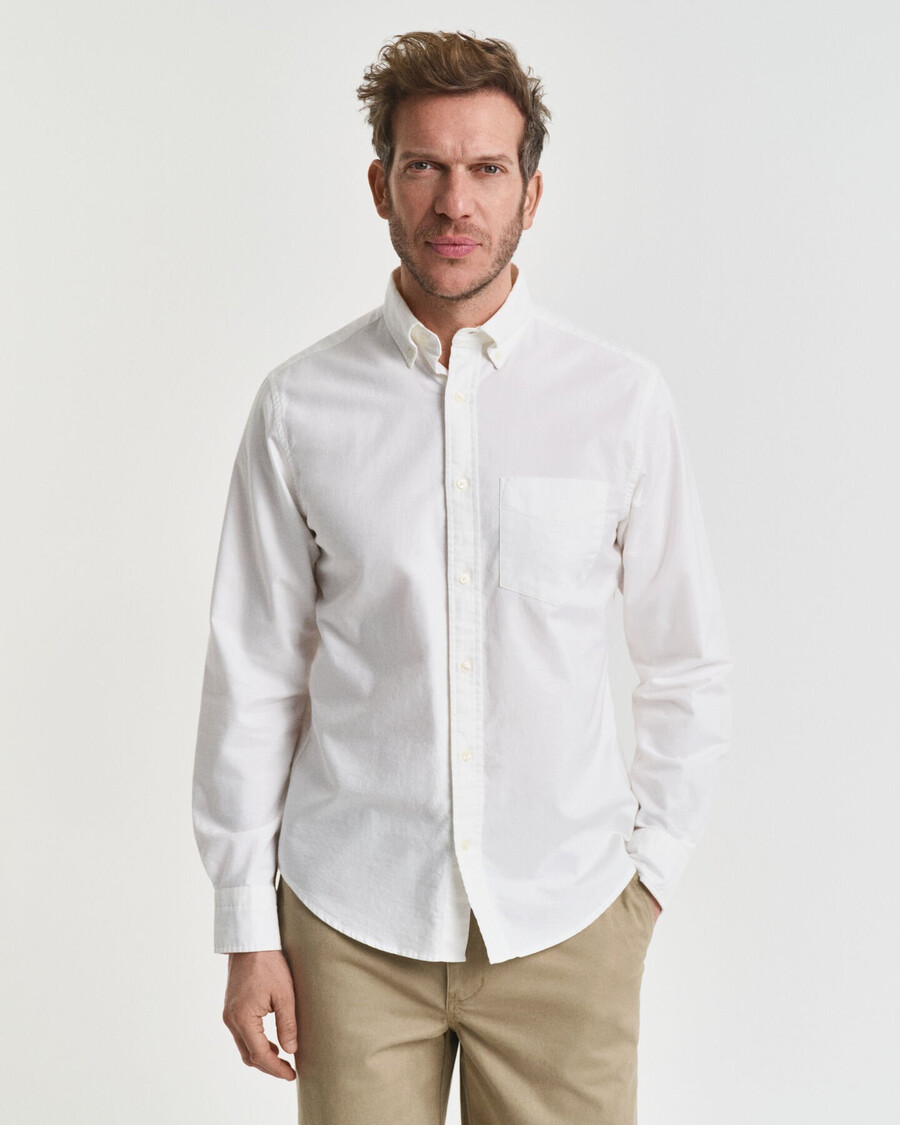 koszula oxford archive regular fit w kolorze skorupki jajka
