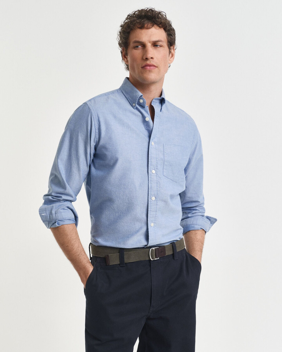 koszula oxford regular fit archive – blue water