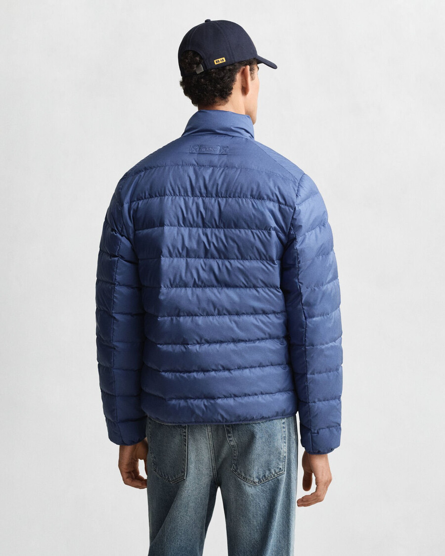 lekka kurtka puchowa – vintage blue