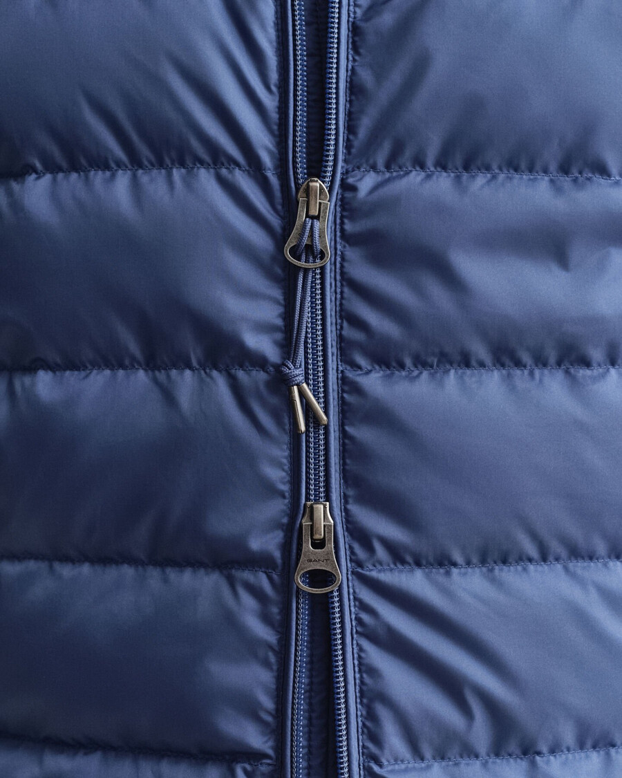 lekka kurtka puchowa – vintage blue