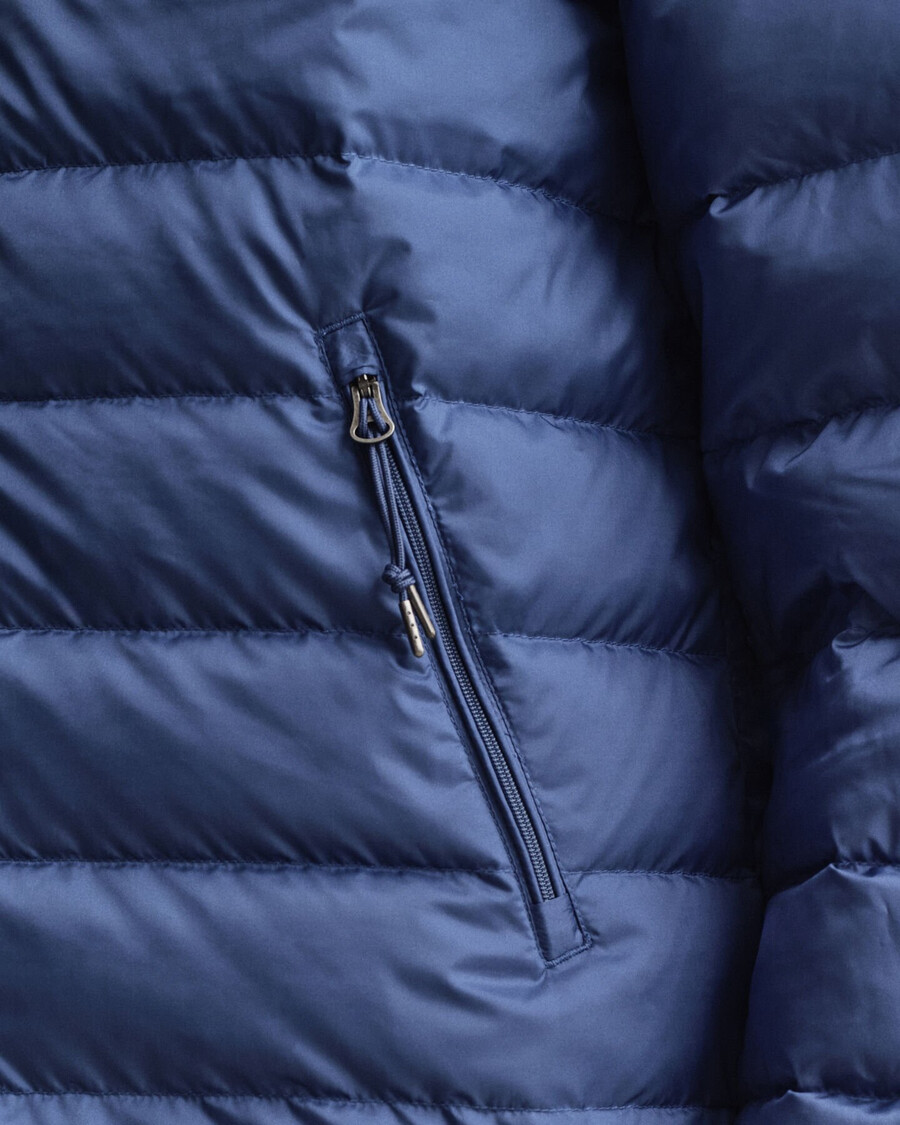 lekka kurtka puchowa – vintage blue