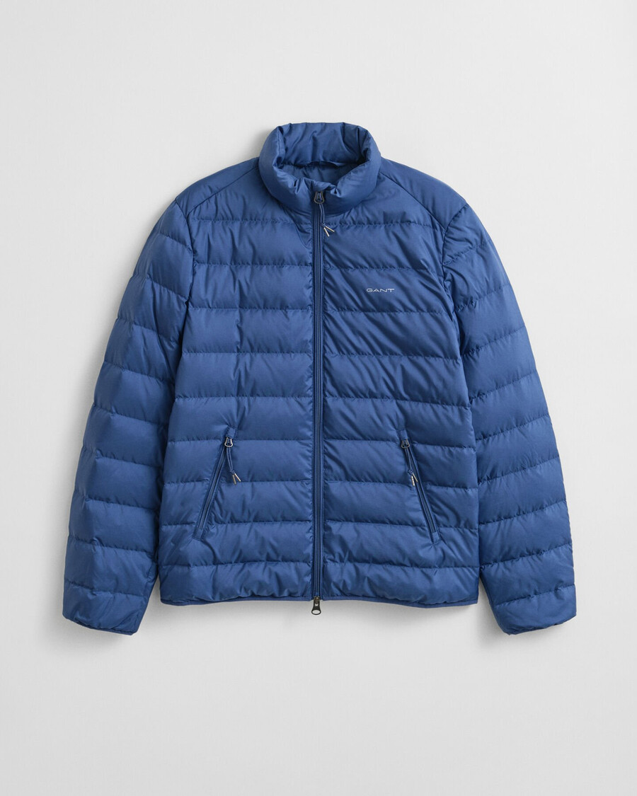 lekka kurtka puchowa – vintage blue
