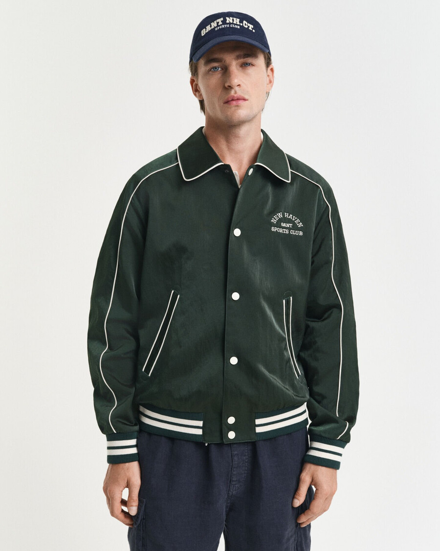 kurtka sport club varsity – tartan green