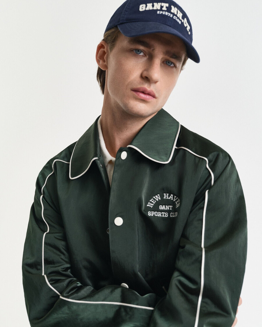 kurtka sport club varsity – tartan green