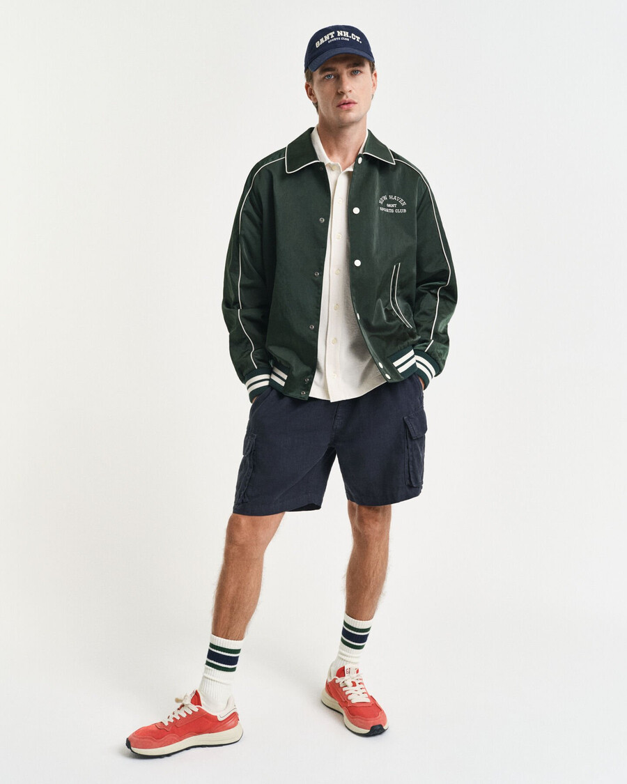kurtka sport club varsity – tartan green