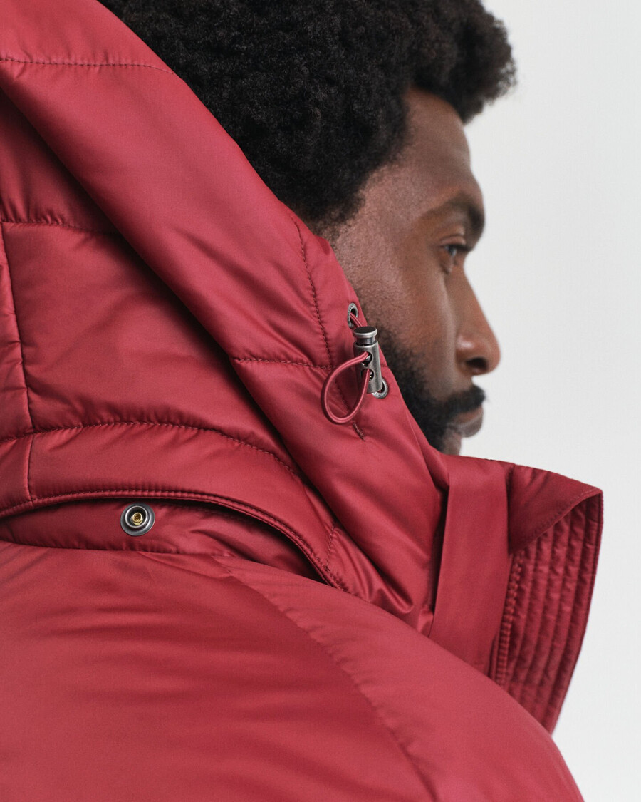 kurtka active cloud – plumped red