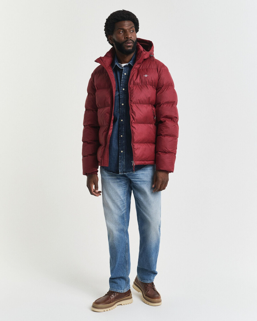 kurtka active cloud – plumped red