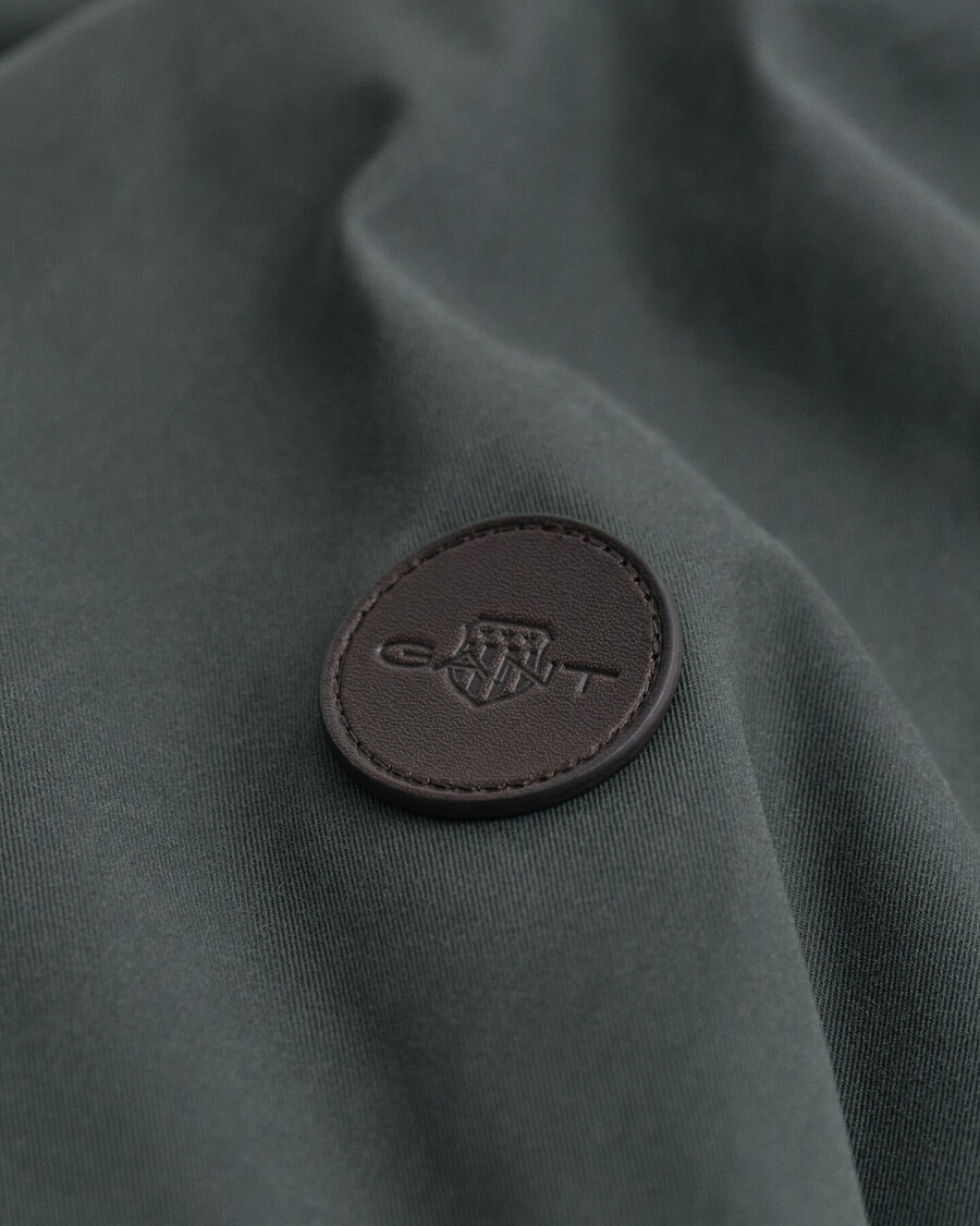 kurtka waxed barn – woody green