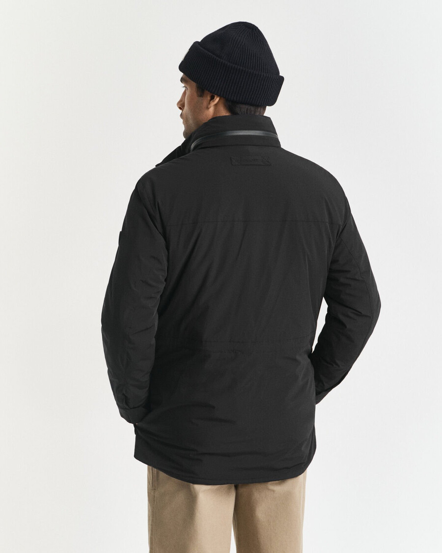 kurtka double mid length - czarna