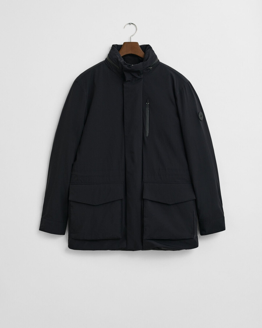 kurtka double mid length - czarna
