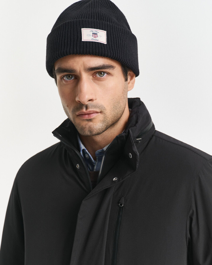 kurtka double mid length - czarna