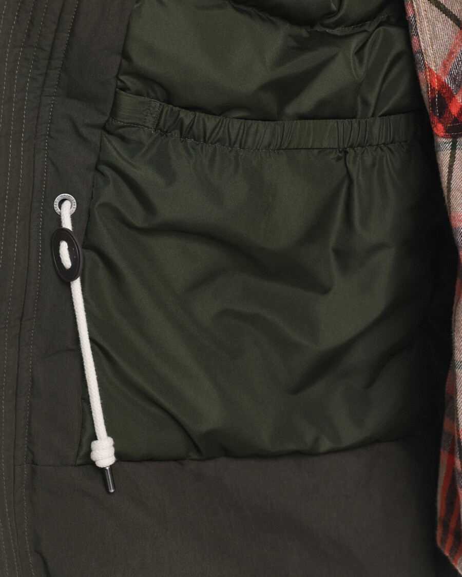 parka ocieplana - ciemna zieleń mchu