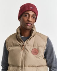 czapka wełniana shield wool beanie – pulchna czerwień