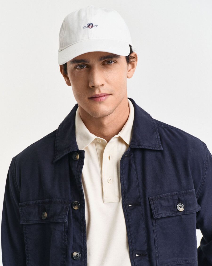 czapka shield cotton twill w kolorze skorupki jajka