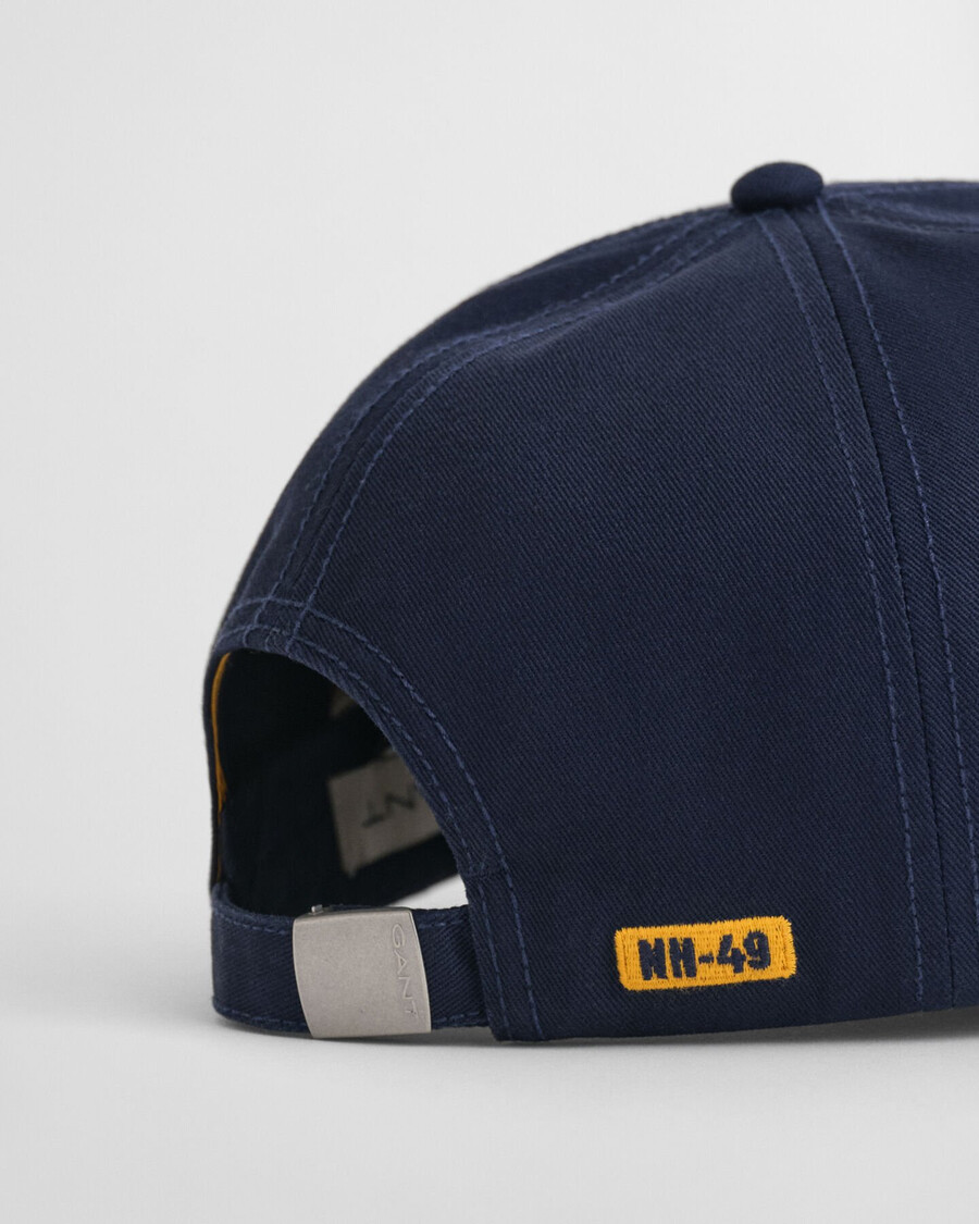 czapka z nadrukiem z bawełny twill – wieczorowy błękit