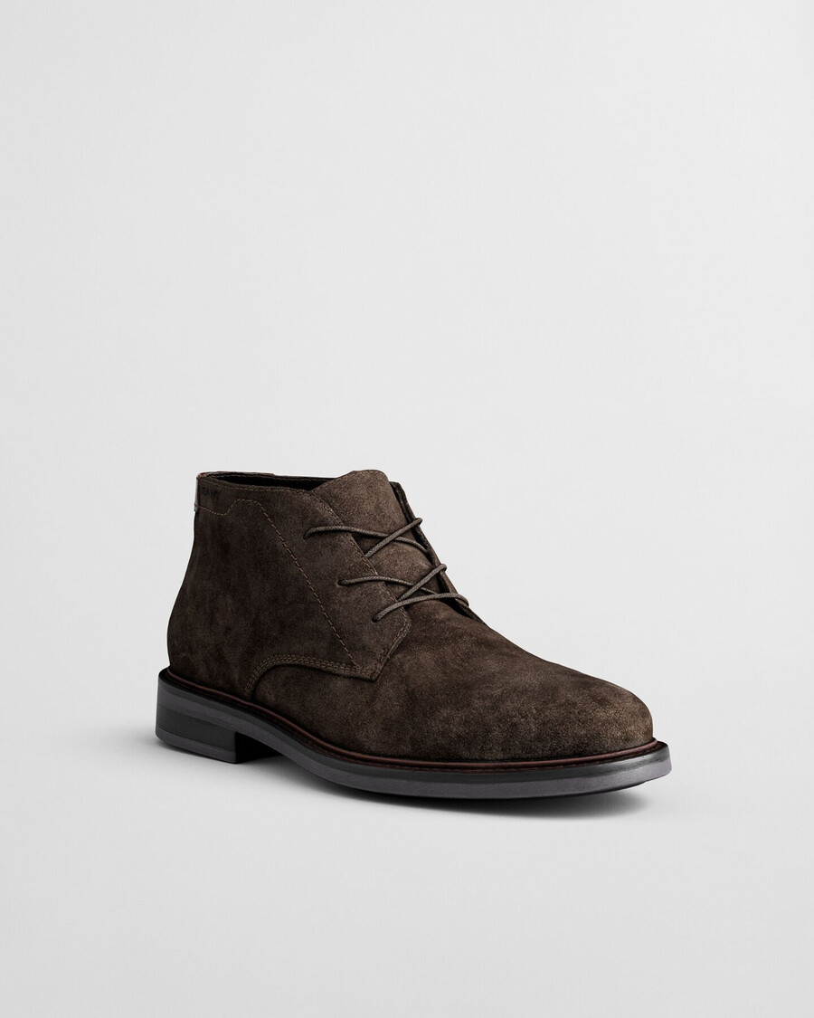 buty st fairkon mid boots – głęboki brąz
