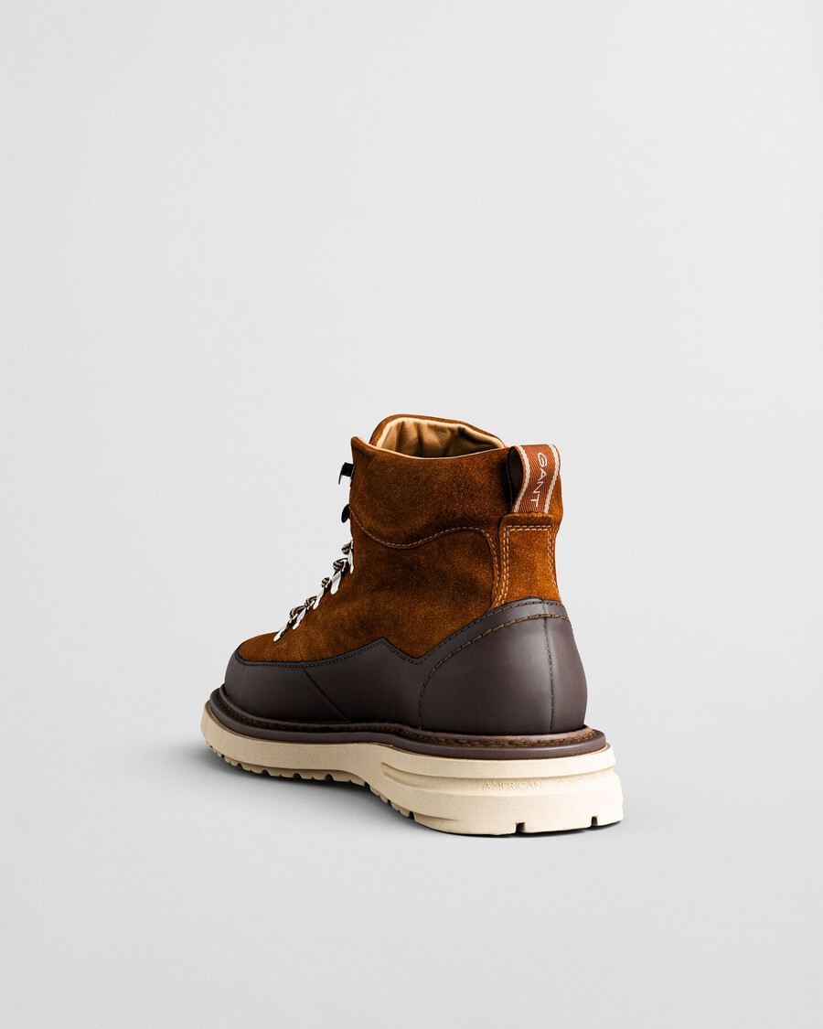 buty hillprep mid suede - cognac