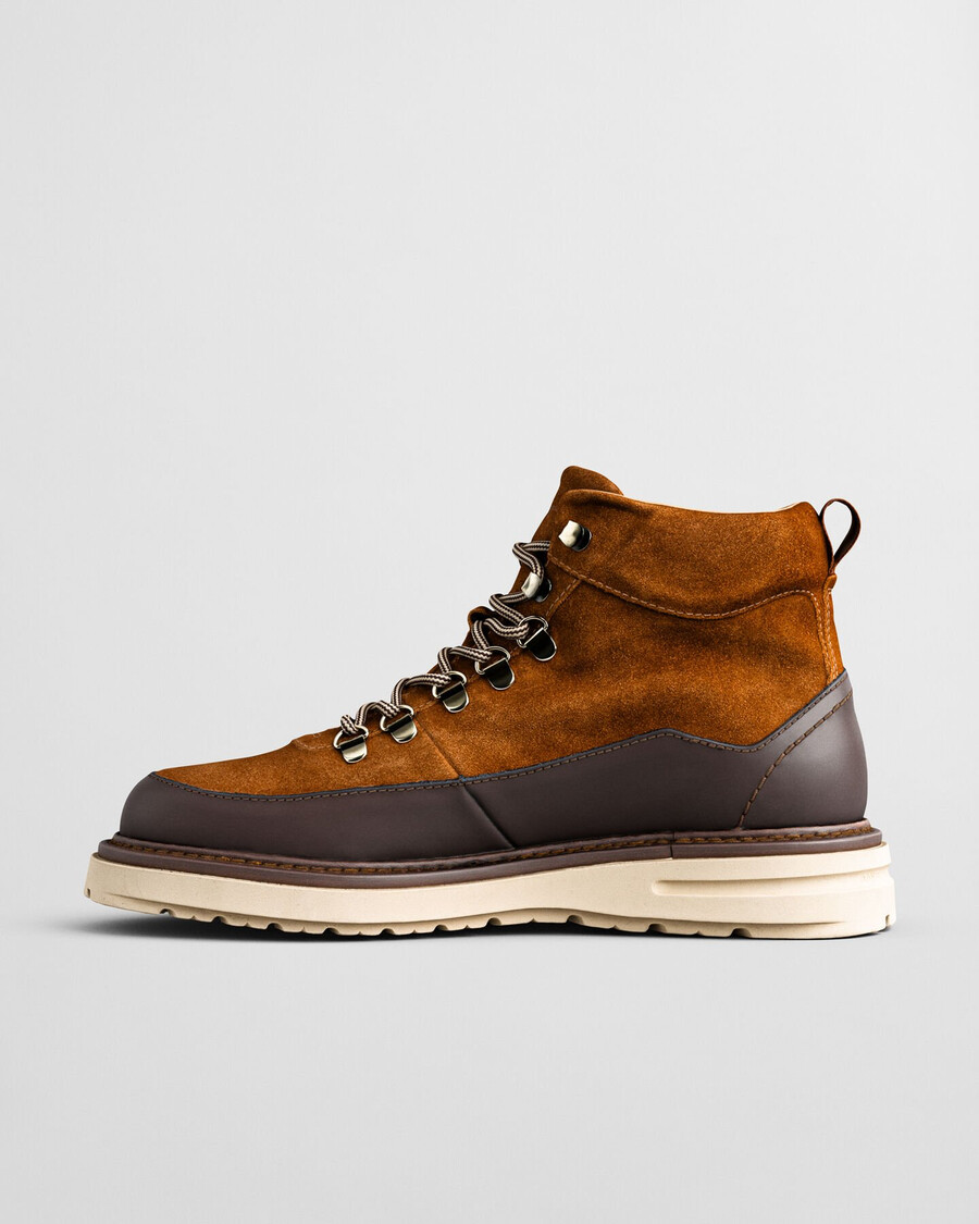 buty hillprep mid suede - cognac
