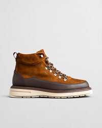 buty hillprep mid suede - cognac
