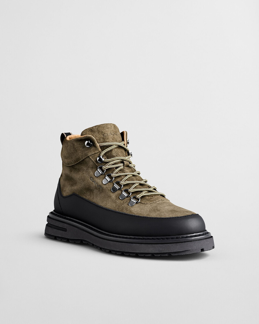 buty hillprep mid suede – country green