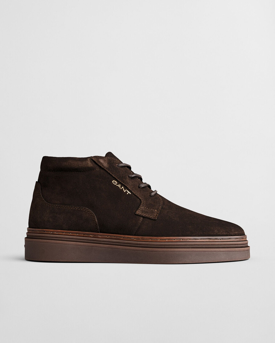 buty kinzoon mid boots – ciemnobrązowe